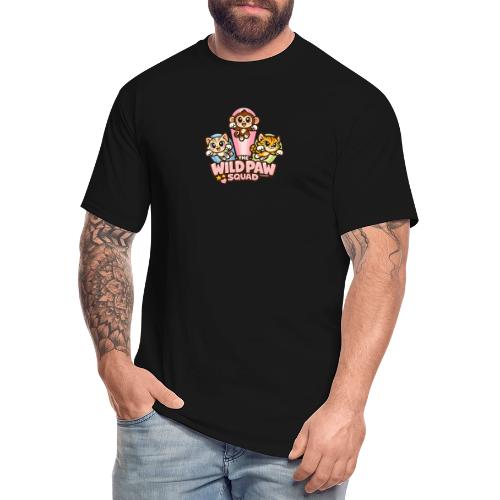 Wild Paw Squad Cute Animal Friends - Men's Tall T-Shirt
