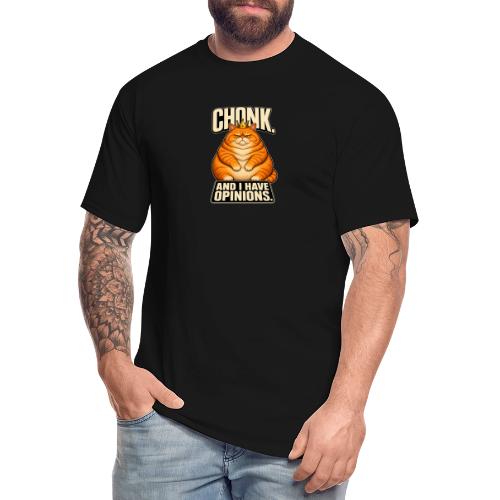 Chonk King Cat - Opinionated Kitty - Men's Tall T-Shirt