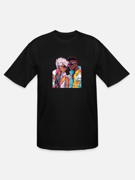 Anime Heart Skips Beats - Men's Tall T-Shirt - black