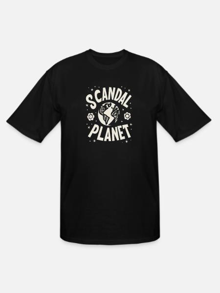 planet aid scandal - Men's Tall T-Shirt - black