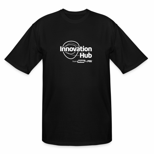 Innovation Hub white logo - Men's Tall T-Shirt