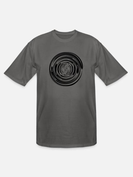 Abstract Vortex 17 - Men's Tall T-Shirt - charcoal