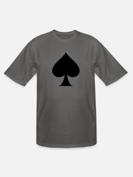 Spade - Men's Tall T-Shirt - charcoal