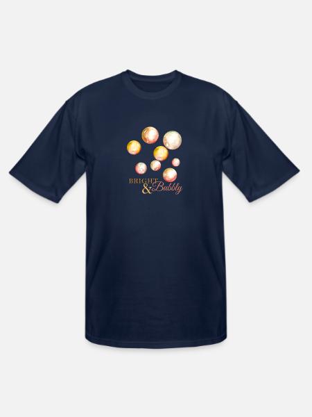 Bubbles - Men's Tall T-Shirt - navy