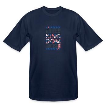 united kingdom british city - Men's Tall T-Shirt - navy - Front - Brady (186cm)