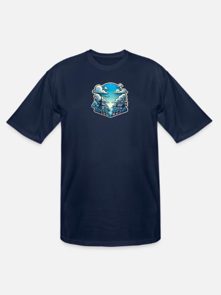 Sky blue - Men's Tall T-Shirt - navy