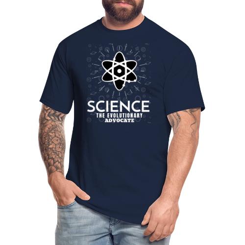 Science The Evolutionary Advocate White Design - Men's Tall T-Shirt