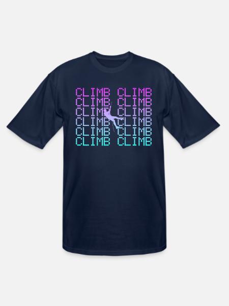 climb - Men's Tall T-Shirt - navy