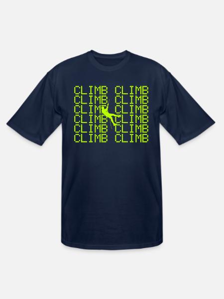 climb - Men's Tall T-Shirt - navy