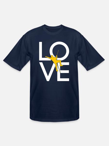 climbing - Men's Tall T-Shirt - navy