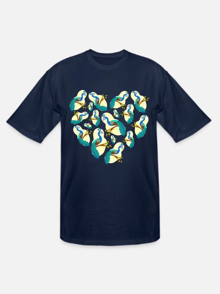 peacock - Men's Tall T-Shirt - navy