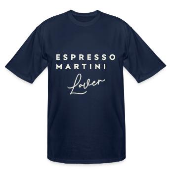ESPRESSO MARTINI - Men's Tall T-Shirt - navy - Front - Brady (186cm)