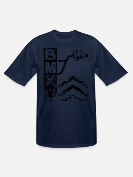 Behind Bmx Bars - Men's Tall T-Shirt - navy