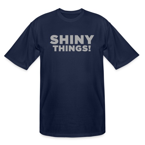 Shiny Things. Funny ADHD Quote - Men's Tall T-Shirt