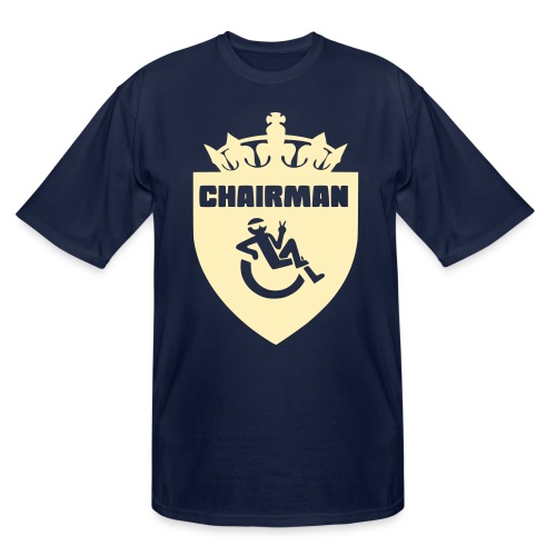 Chairman design for male wheelchair users - Men's Tall T-Shirt