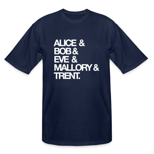Alice, Bob, Eve... - Men's Tall T-Shirt