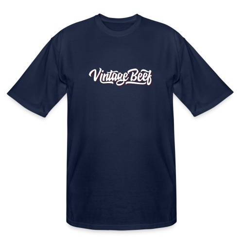 VintageBeef Banner White - Men's Tall T-Shirt