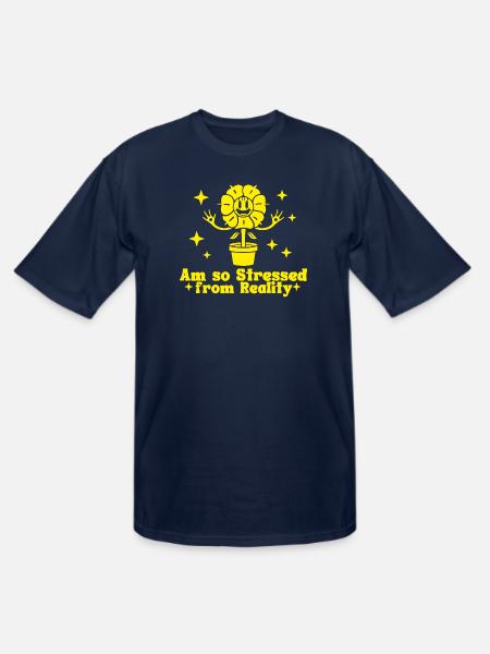 Stress From Reality Mono - Men's Tall T-Shirt - navy