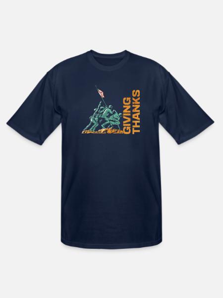 Giving Thanks - Men's Tall T-Shirt - navy