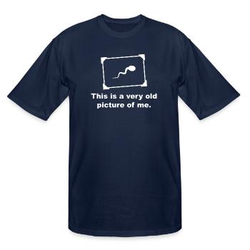 This Is A Very Old Picture Of Me 1 - Men's Tall T-Shirt - navy - Front - Brady (186cm)