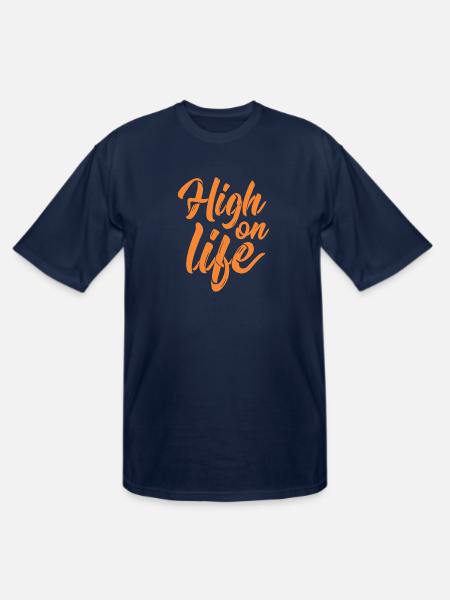 High On Life - Men's Tall T-Shirt - navy