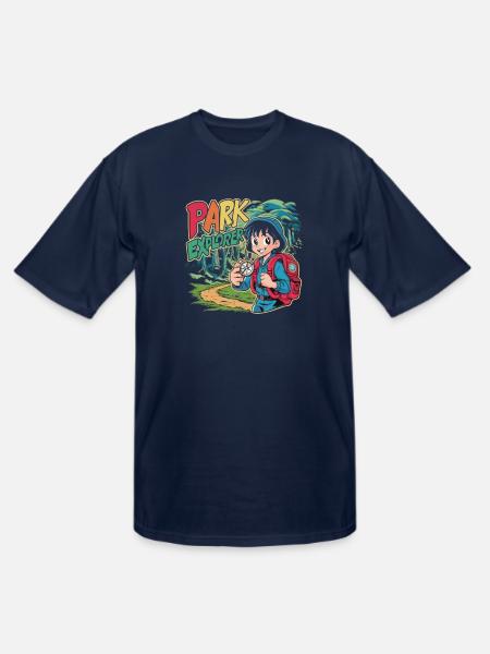 Park explore - Men's Tall T-Shirt - navy