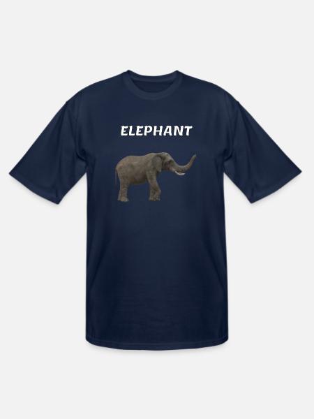 ELEPHANT - Men's Tall T-Shirt - navy