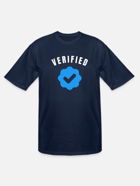 Appreciated Feedback Verified Tweet - Men's Tall T-Shirt - navy