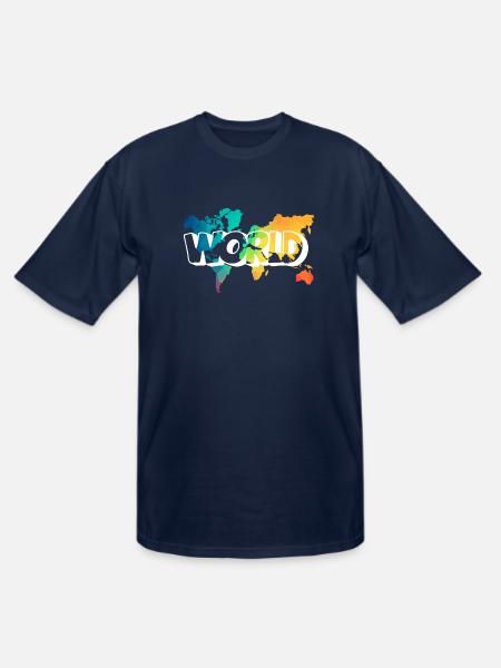 WORLD - Men's Tall T-Shirt - navy