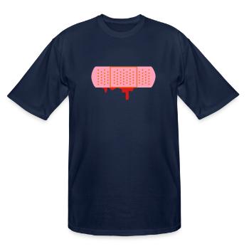 bandaid - Men's Tall T-Shirt - navy - Front - Brady (186cm)