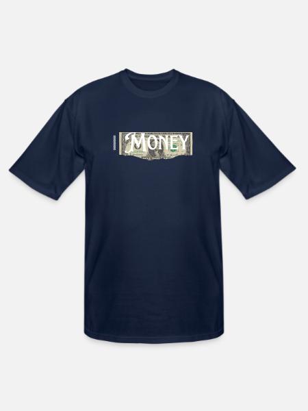T-shirt money - Men's Tall T-Shirt - navy