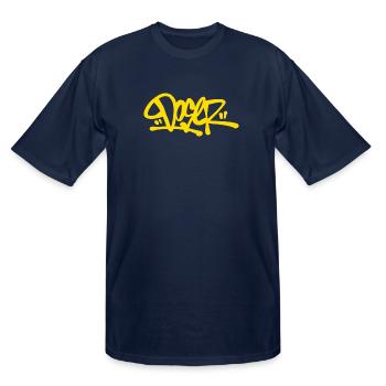 doser tag - Men's Tall T-Shirt - navy - Front - Brady (186cm)