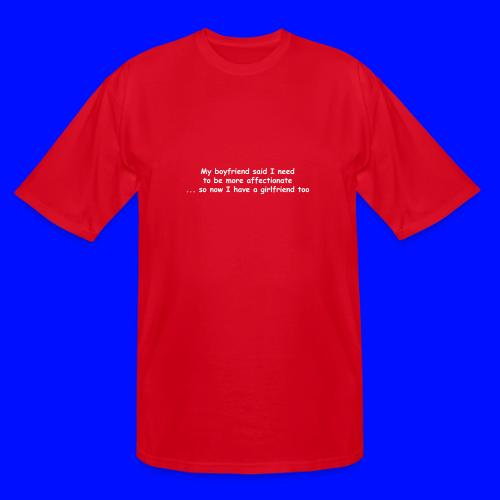 Affectionate - Boyfriend & Girlfriend - Men's Tall T-Shirt