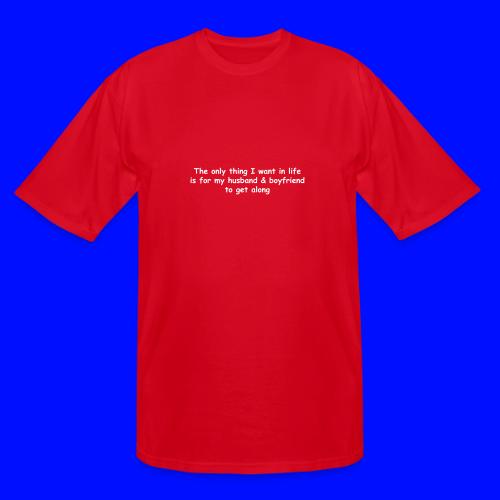 Get Along - Husband & Boyfriend - Men's Tall T-Shirt