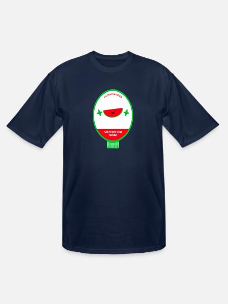 All Juice No Seeds Cap - Men's Tall T-Shirt - navy