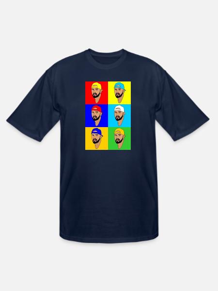 Nick Kyrgios - Men's Tall T-Shirt - navy