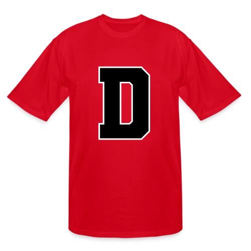 Varsity Letter D Athletic Alphabet Design - Men's Tall T-Shirt