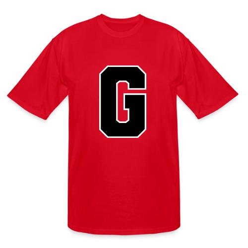 Varsity Letter G Collegiate Alphabet Art - Men's Tall T-Shirt