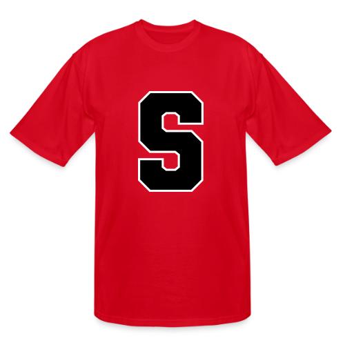 Varsity Letter S Collegiate Alphabet Art - Men's Tall T-Shirt