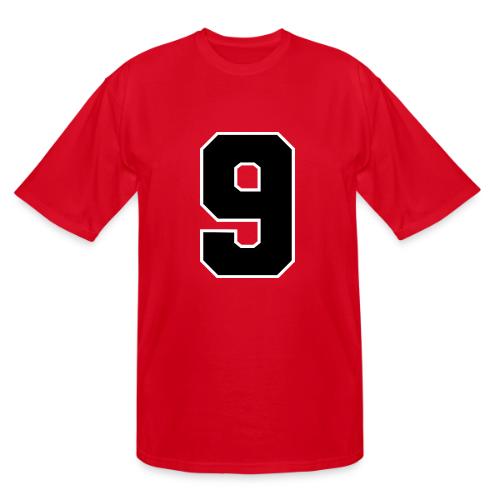 Varsity Number 9 Athletic Font - Men's Tall T-Shirt