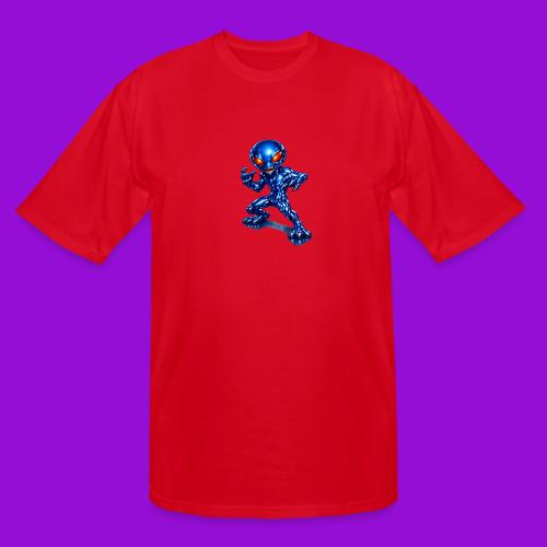 Angry Blue Alien - Men's Tall T-Shirt