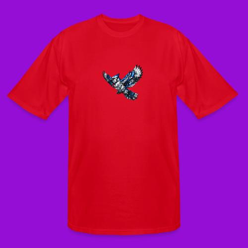 Silver Blue Jay in Flight - Men's Tall T-Shirt