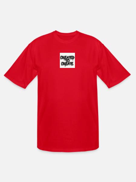 Created to Create - Men's Tall T-Shirt - red