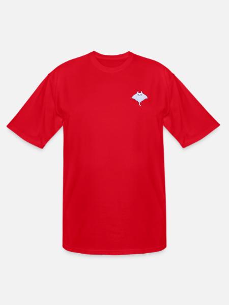 Pastel Manta Charm - Men's Tall T-Shirt - red