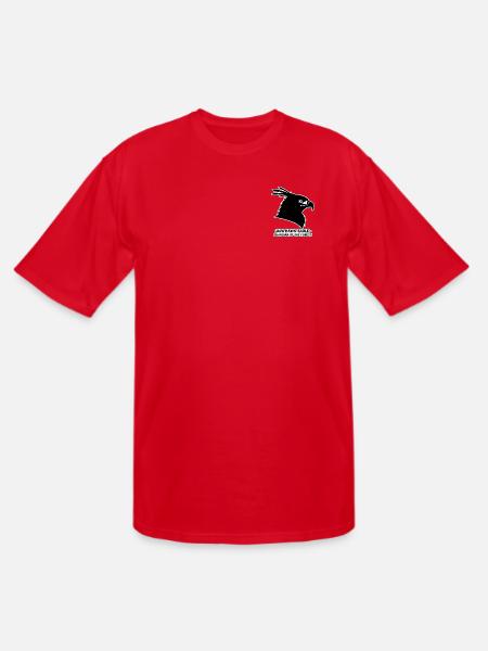 Java Hawk-Eagle: Forest Guardian - Men's Tall T-Shirt - red