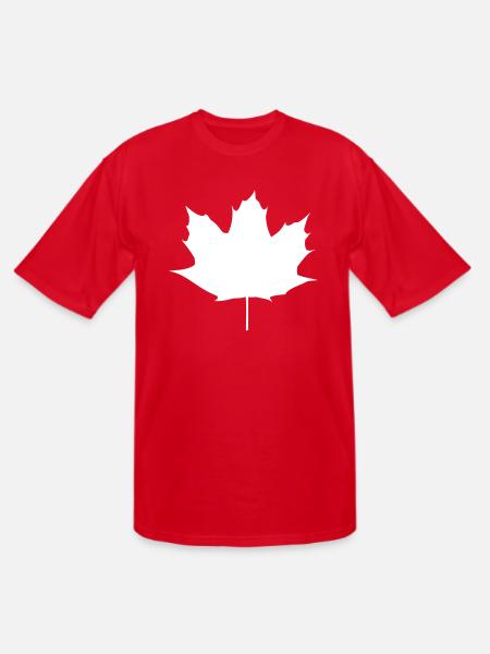 Maple Leaf - Men's Tall T-Shirt - red