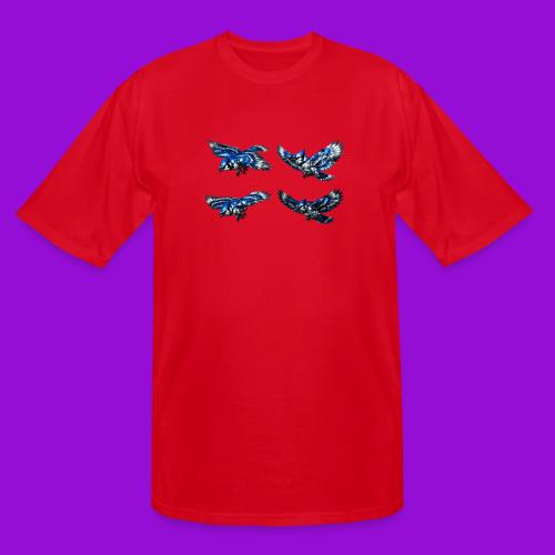 Silver Blue Jay Flight Stages - Men's Tall T-Shirt