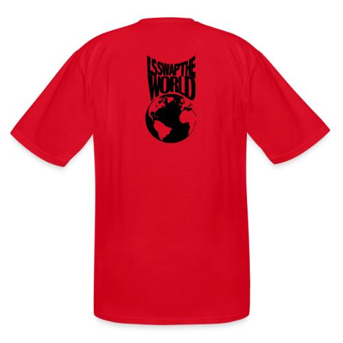 LS Swap the World (Front & Back) - Men's Tall T-Shirt