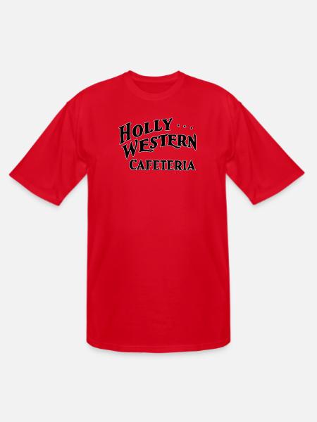 Holly Western Cafeteria Signage - Men's Tall T-Shirt - red