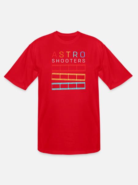 Astrophotography Telescope - Men's Tall T-Shirt - red
